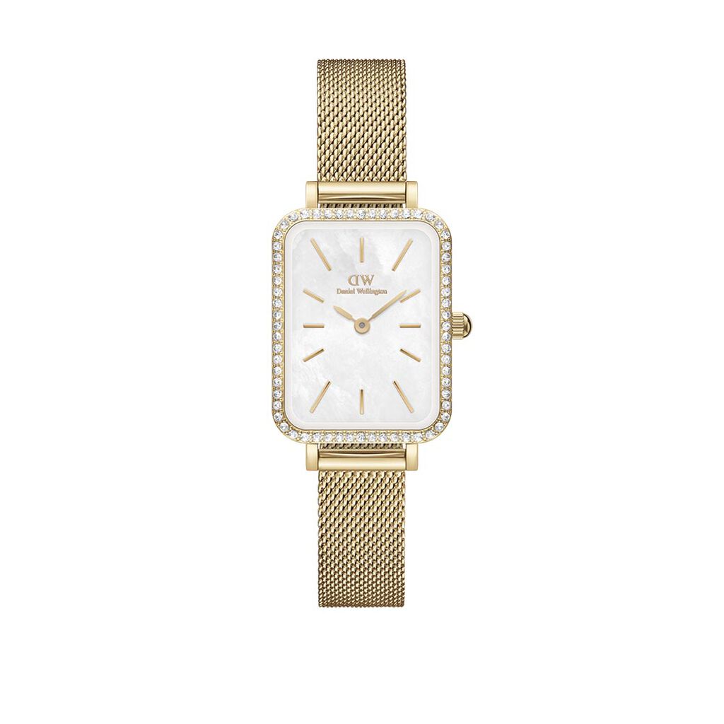 Montre Daniel Wellington Quadro Nacre Blanche - Montres Femme | Histoire d’Or