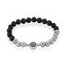 Bracelet Acier Lysane Boules Lisses Noires - Bracelets fantaisie Homme | Histoire d’Or