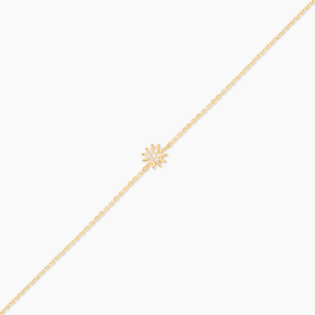 Bracelet Fenton Or Jaune Oxyde De Zirconium - Bracelets Famille | Histoire d&rsquo;Or