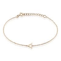 Bracelet Lorena Argent Rose Oxyde De Zirconium