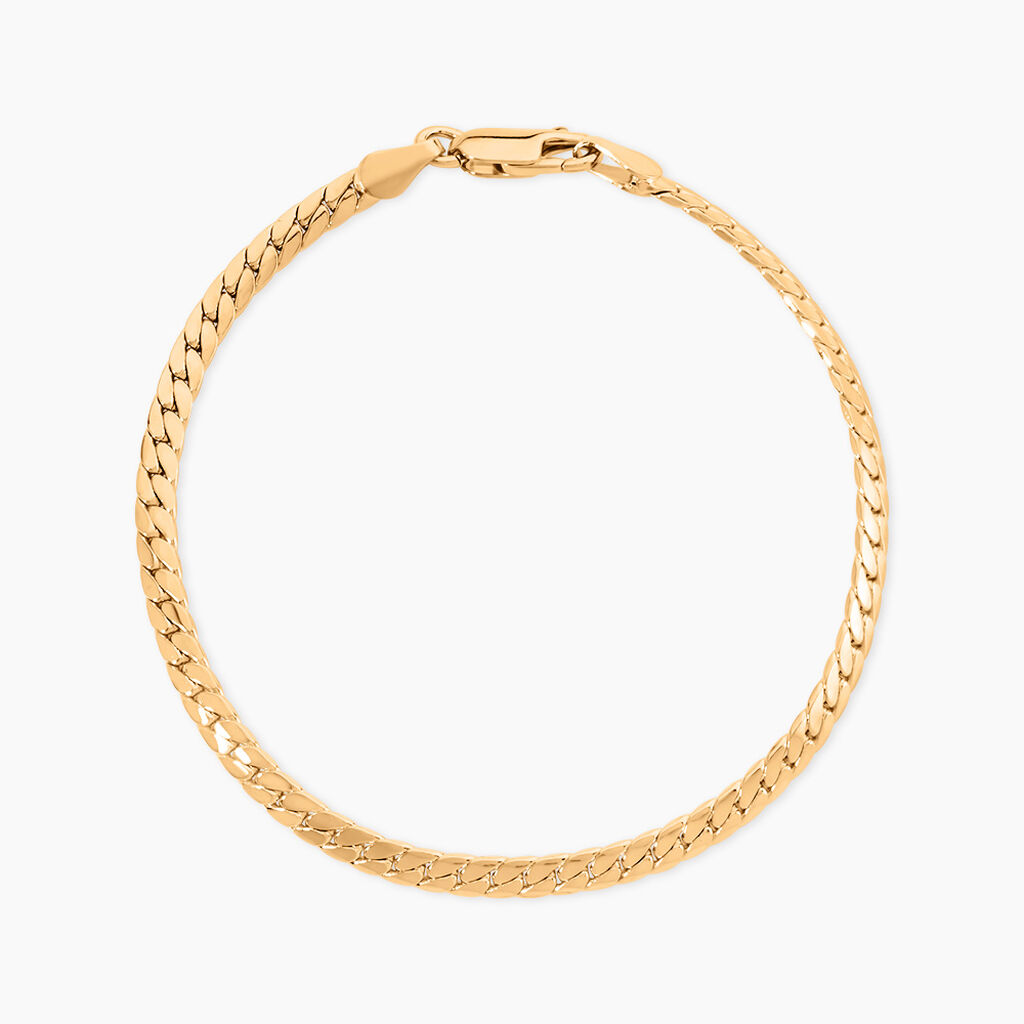 Bracelet Plaqu&eacute; Or - Bracelets cha&icirc;ne Femme | Histoire d&rsquo;Or