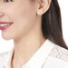 Boucles D'oreilles Puces Trefle Email Or Jaune - Clous d'oreilles Enfant | Histoire d’Or