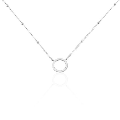 Collier Argent Blanc Cari - Colliers fantaisie Femme | Histoire d’Or