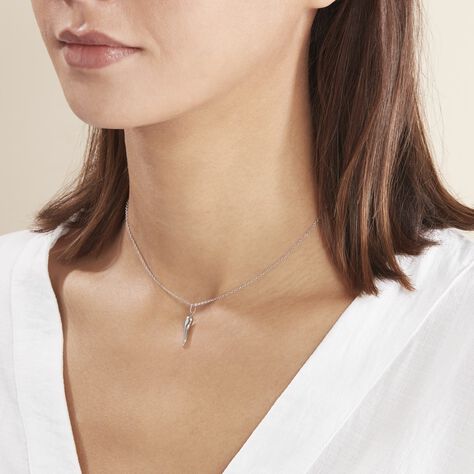 Pendentif Felicette Corne Abondance Or Blanc - Pendentifs Famille | Histoire d’Or