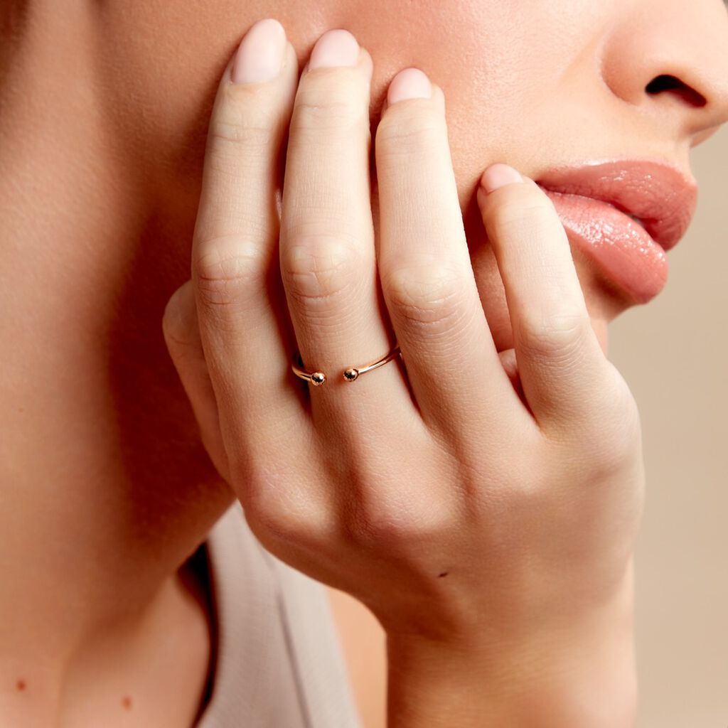 Bague Plaqué Or Jaune Zaelie - Bagues fantaisie Femme | Histoire d’Or