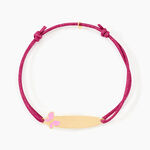 Bracelet Identit&eacute; Helee Papillon Or Jaune - Cadeaux de naissance Enfant | Histoire d&rsquo;Or