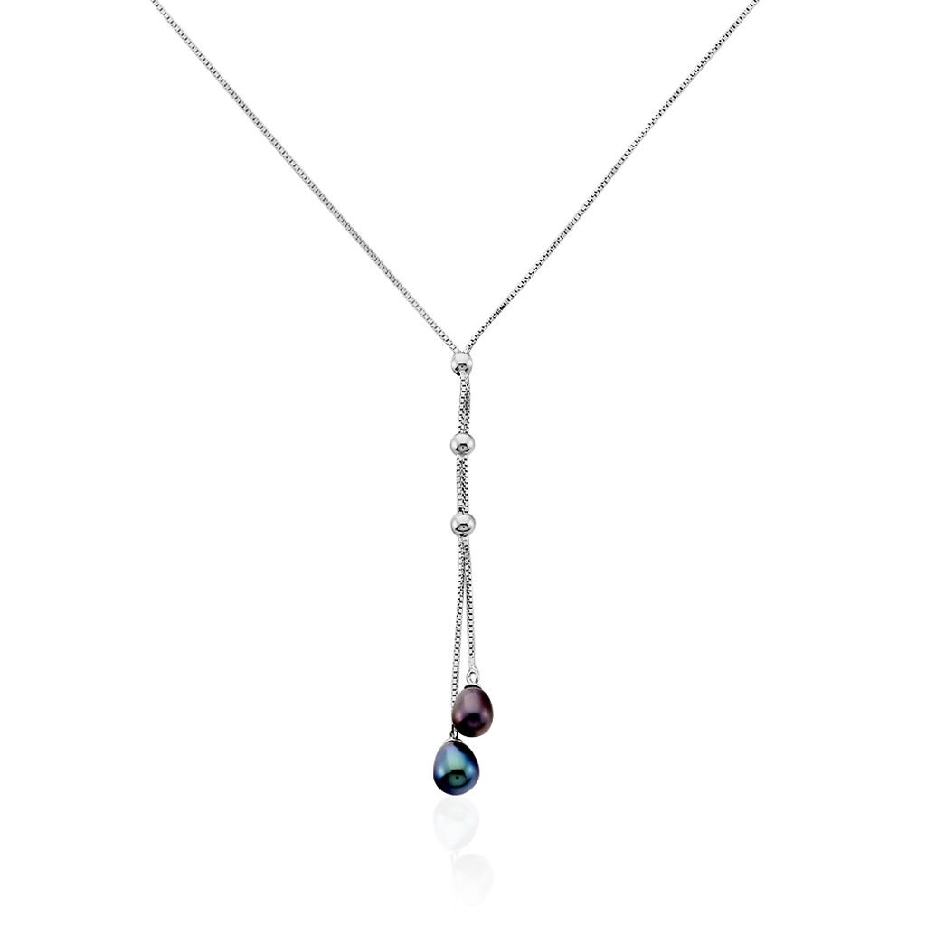 Collier Axell Argent Blanc Perle De Culture - Colliers Femme | Histoire d’Or
