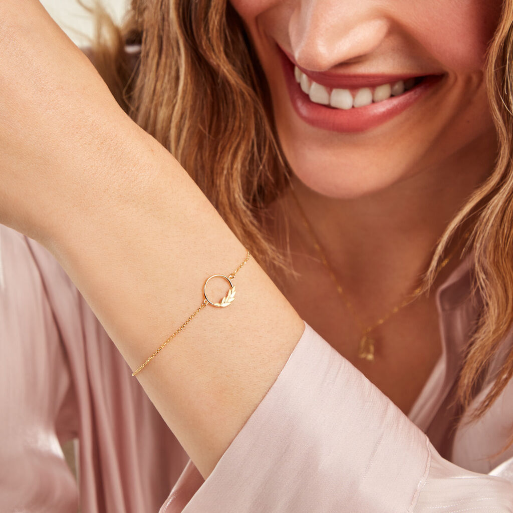 Bracelet Foliel Or Jaune - Bracelets Femme | Histoire d&rsquo;Or