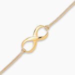 Bracelet Infini Or Jaune - Bracelets cordon Femme | Histoire d&rsquo;Or