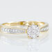 Bague Or Jaune Celia Diamants - Bagues avec pierre Femme | Histoire d’Or
