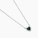 Collier Lovia Argent Blanc Malachite Oxyde De Zirconium - Colliers fantaisie Femme | Histoire d&rsquo;Or