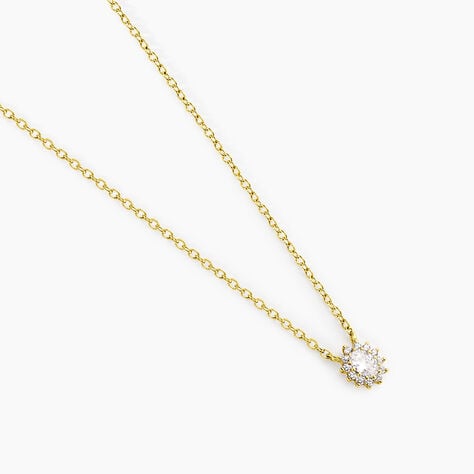Collier Oliviane Argent Jaune Oxyde De Zirconium - Nouveautés Femme | Histoire d’Or