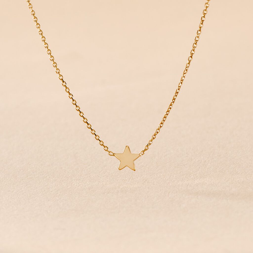 Collier Tinia Or Jaune - Bijoux sans pierre Femme | Histoire d&rsquo;Or