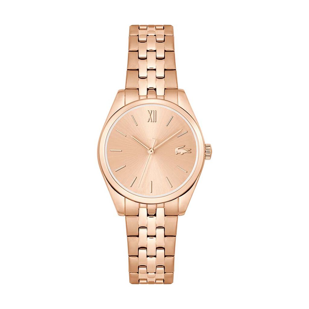 Montre Lacoste Tuilerie Bicolore Doré / Rose - Montres Femme | Histoire d’Or