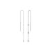 Boucles D'oreilles Pendantes Themis Argent Blanc Oxyde De Zirconium - Boucles d'oreilles fantaisie Femme | Histoire d’Or