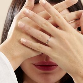 Bague Solitaire Victoria Or Blanc Diamant - Bagues solitaires Femme | Histoire d’Or