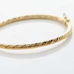 Bracelet Jonc Shiny Diamante Or Jaune - Bracelets joncs Femme | Histoire d&rsquo;Or