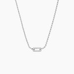 Collier Lucienne Argent Blanc - Colliers Femme | Histoire d&rsquo;Or