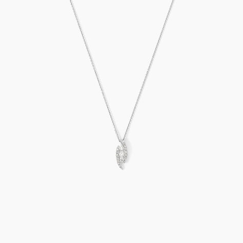Collier Eternite Or Blanc Diamant - Colliers Femme | Histoire d&rsquo;Or
