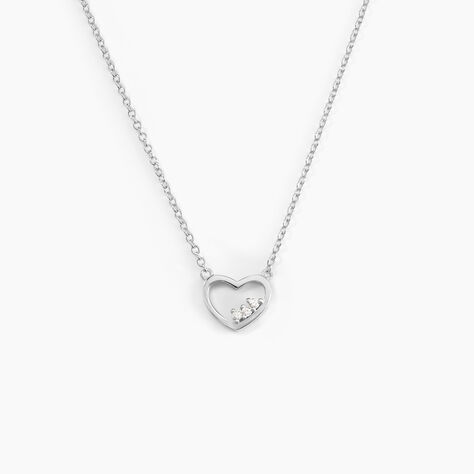 Collier Argent Shelan Oxydes De Zirconium - Colliers fantaisie Femme | Histoire d&rsquo;Or