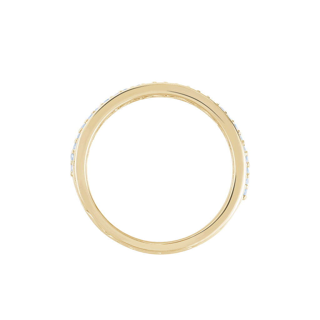 Bague Zoila Plaqué Or Jaune Oxyde De Zirconium - Bagues avec pierre Femme | Histoire d’Or
