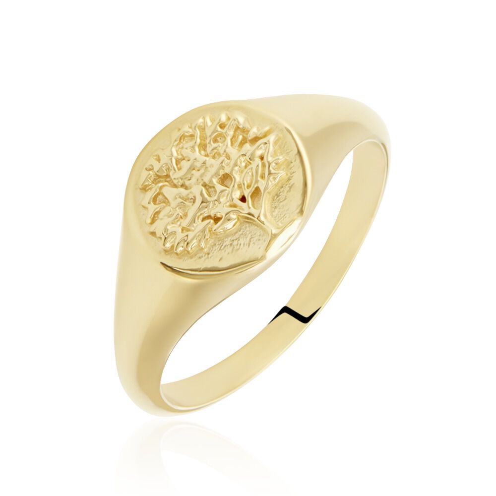 Bague arbre de vie or jaune sales