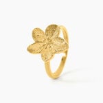 Bague Barbade Acier Jaune - Bagues fantaisie Femme | Histoire d&rsquo;Or
