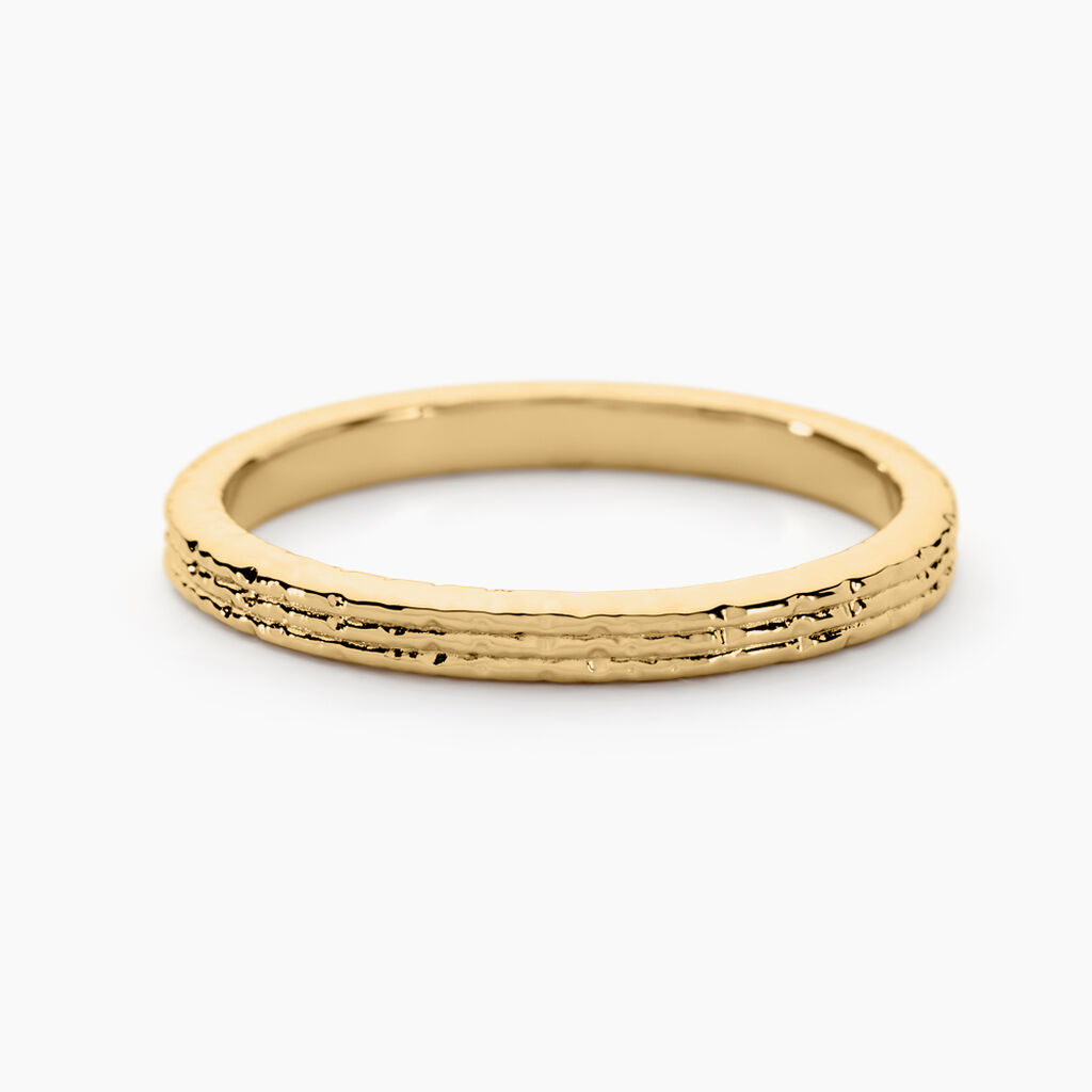 Bague Ensoleillée Plaqué Or Jaune - Bagues fantaisie Femme | Histoire d’Or