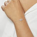Bracelet Eliana Or Blanc Topaze Et Oxyde De Zirconium - Bracelets Femme | Histoire d’Or