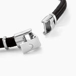 Bracelet Sayaline Acier Blanc - Bracelets cordon Homme | Histoire d&rsquo;Or