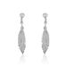 Boucles D'oreilles Pendantes Euriell Argent Blanc - Boucles d'oreilles fantaisie Femme | Histoire d’Or