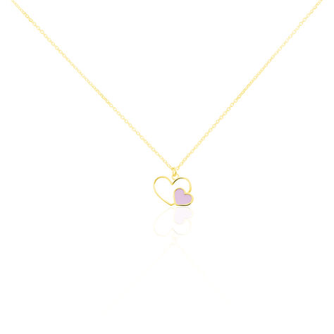 Collier Or Jaune Mai Lan Smalto - Colliers Coeur Enfant | Histoire d’Or