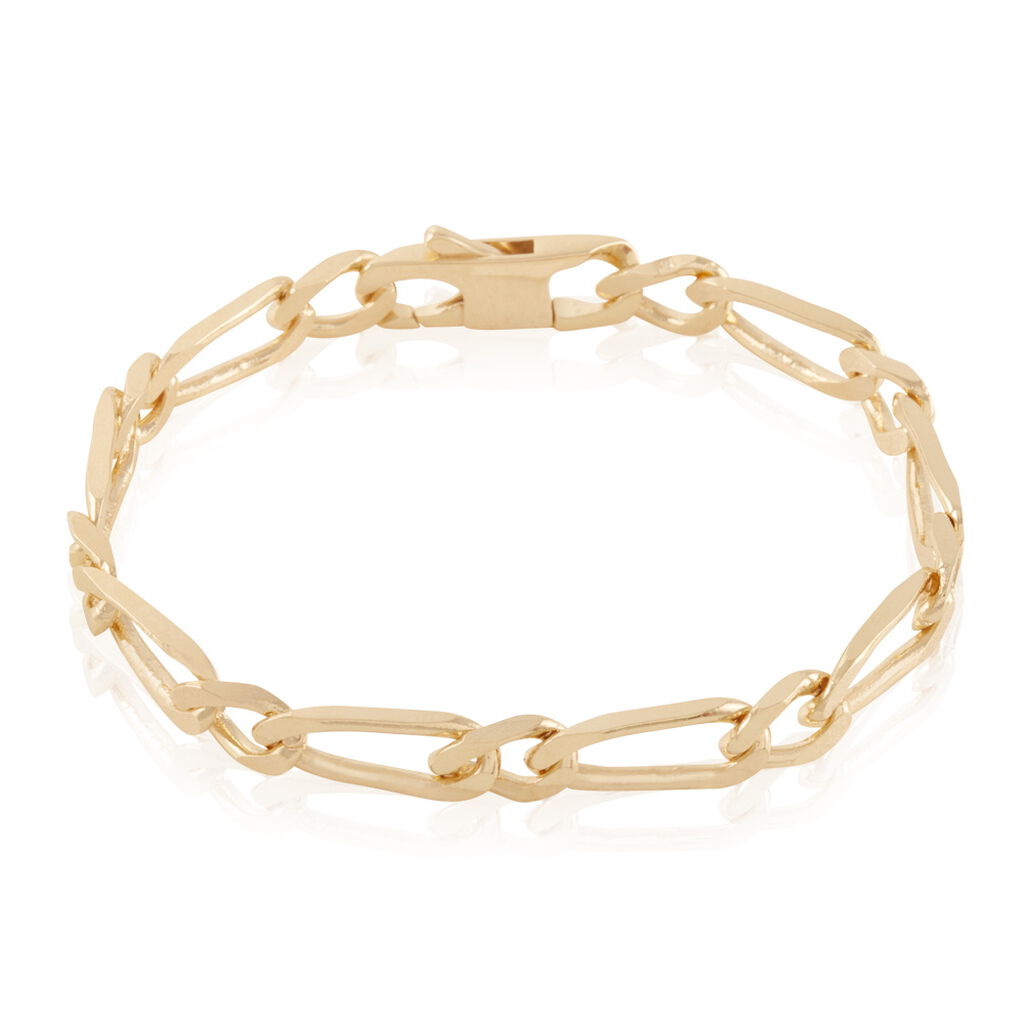 Bracelet Cameron Plaqu&eacute; Or Jaune - Bracelets cha&icirc;ne Femme | Histoire d&rsquo;Or