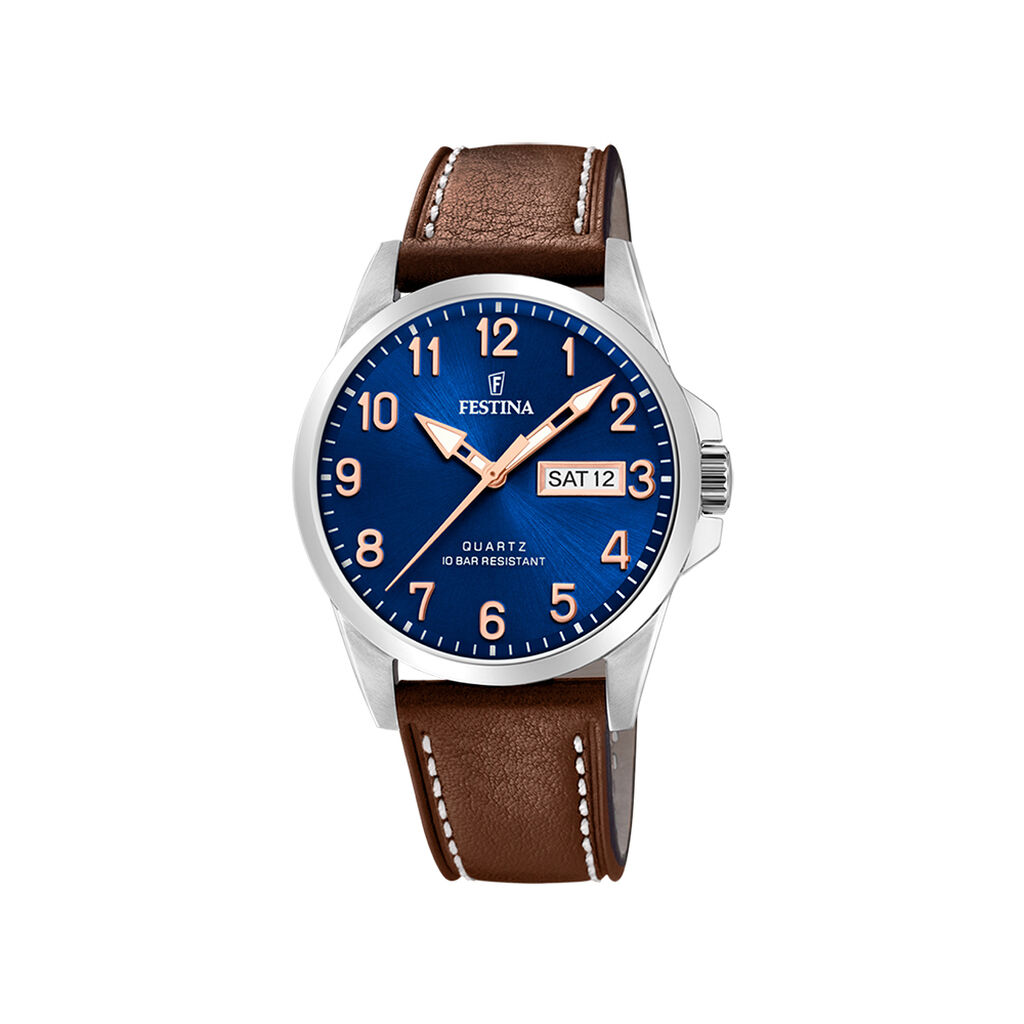 Montre Festina Classics Bleu - Montres Homme | Histoire d’Or
