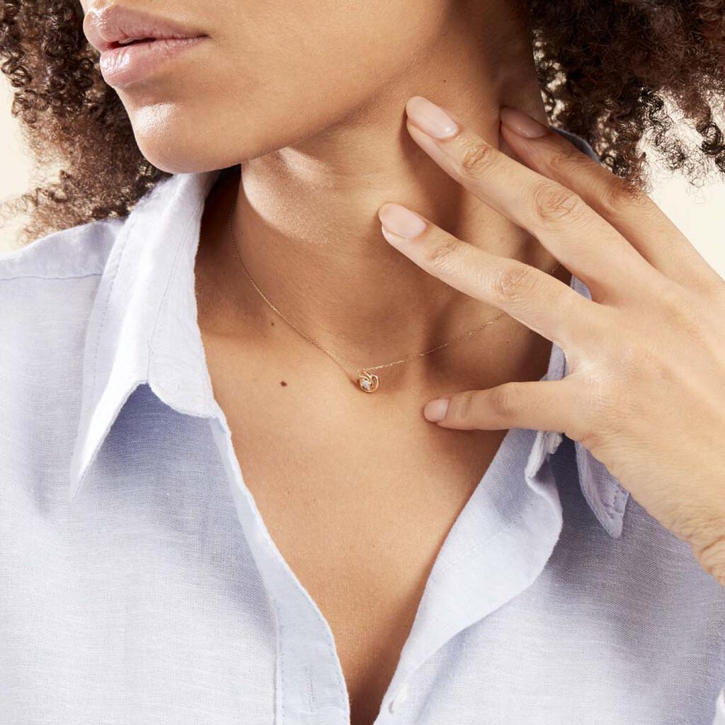 Collier Or Jaune Urlanie Diamants - Colliers Femme | Histoire d’Or
