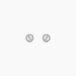 Boucles D'Oreilles Puces Domitia Or Jaune Diamant -  Femme | Histoire d&rsquo;Or