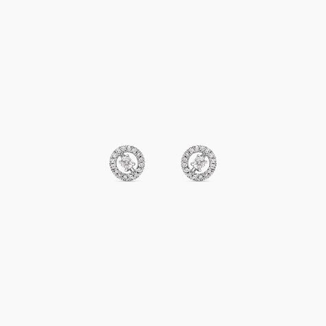 Boucles D'Oreilles Puces Domitia Or Jaune Diamant -  Femme | Histoire d&rsquo;Or