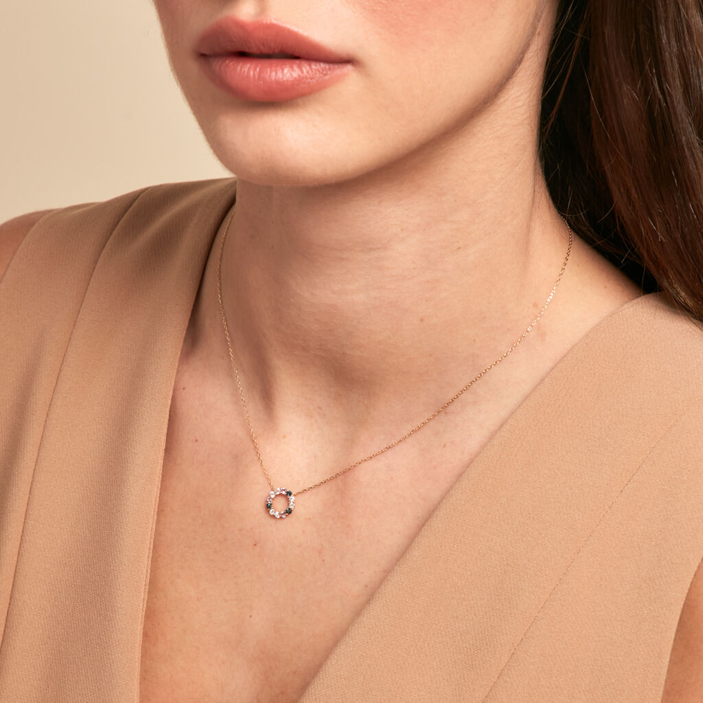 Collier Iris Or Jaune Topaze Améthyste - Colliers Femme | Histoire d’Or