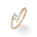 Bague Tiphaine Or Rose Topaze - Bagues solitaires Femme | Histoire d’Or
