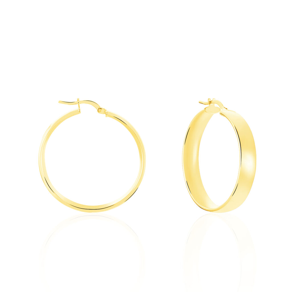 Créoles Terezia Or Jaune - Boucles d'oreilles créoles Femme | Histoire d’Or