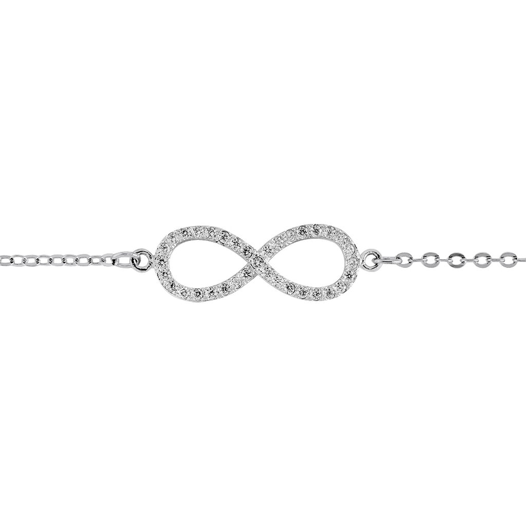 Bracelet Argent Blanc Rowan Oxyde De Zirconium - Bracelets Femme | Histoire d’Or