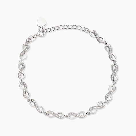 Bracelet Anka Argent Blanc Oxyde De Zirconium - Bracelets Femme | Histoire d&rsquo;Or