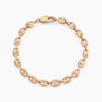 Bracelet William Plaqu&eacute; Or Jaune - Bracelets cha&icirc;ne Femme | Histoire d&rsquo;Or