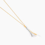 Collier Formev Or Bicolore Oxyde De Zirconium - Colliers Femme | Histoire d&rsquo;Or