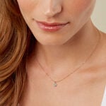 Collier Ond&eacute;e Or Jaune Amazonite - Colliers Femme | Histoire d&rsquo;Or