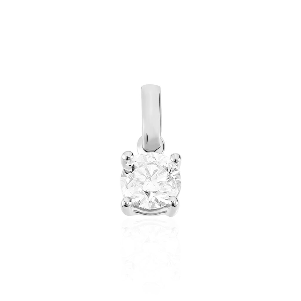 Pendentif Aliona Or Blanc Diamant - Pendentifs Femme | Histoire d&rsquo;Or