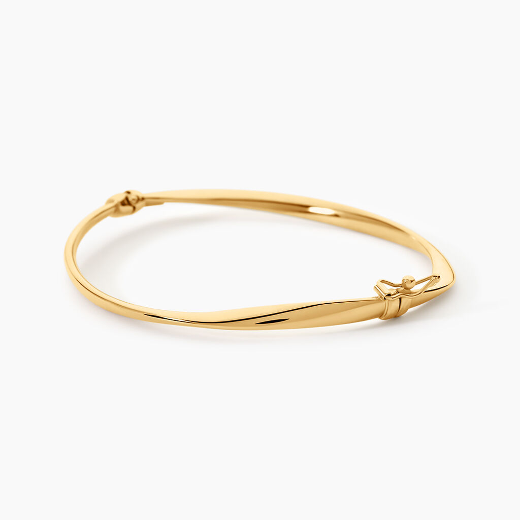 Bracelet Jonc Anaisaae Argent Dor&eacute; A L'Or 750/1000 - Bracelets joncs Femme | Histoire d&rsquo;Or