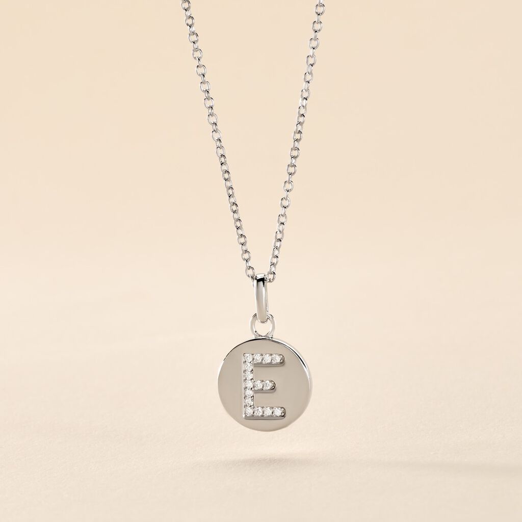 Collier Argent Eugenien Oxydes De Zirconium - Colliers fantaisie Femme | Histoire d&rsquo;Or