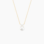 Collier Norah Or Jaune Perle De Culture Et Oxyde De Zirconium - Colliers Femme | Histoire d&rsquo;Or