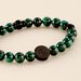 Bracelet Jourdan Acier Noir Malachite - Bracelets Homme | Histoire d’Or